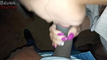 Bruna Santiny meets big-dicked black guy in the park.