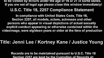 Kortney Kane And Jenni Lee In Big Tits Threesome