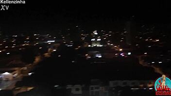 Teen amateur naked under super moon 🌕