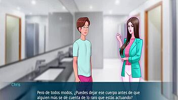 Suck that monster cock in the Christmas orgy event.