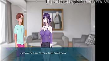 Suck that monster cock in the Christmas orgy event.