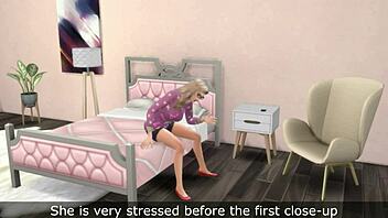 Straight Sims 4 girl lured into lesbian scissoring