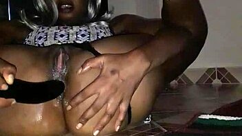 Eggplant in my ass makes me squirt everywhere. My floor's a total mess now.