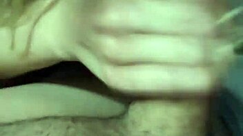 Håndjob og blowjob fra min kone rig cumshot