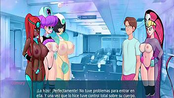 Suck that monster cock in the Christmas orgy event.