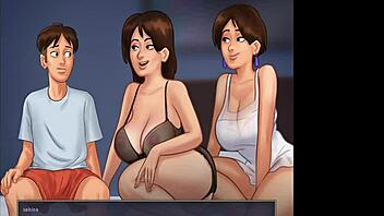 stepmom and friend sneakily bang stepson in missionary