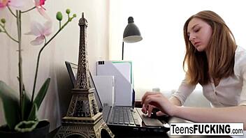 pretty teen ariadna getting anal at work 😏