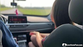 Uber driver joins boyfriend in fucking me