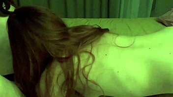 Lesbian girls enjoy homemade activities together