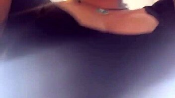 Blonde Sweats at Gym and Flashes Big Tits