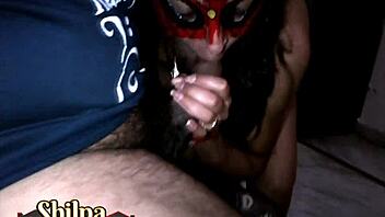 Raw and intense Indian couple engages in deepthroat, rough sex, and orgasm