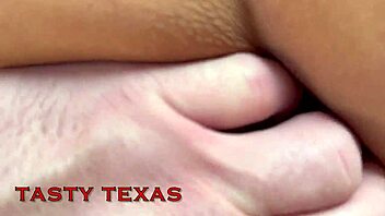 Mature woman flaunts her big breasts while riding a lucky man in cowgirl position