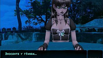 goth witch pact in erotic hentai