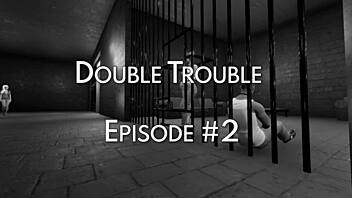 3dxchat gameplay: A wild threesome with assfucking and blowjobs