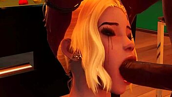 this stepdaughter gets rough anal and facial in the threesome part 1.