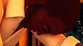 this stepdaughter gets rough anal and facial in the threesome part 1.