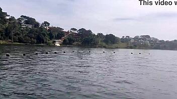 Bodybuilder's Huge Ass and Tits in Deepthroat, or Is It Farting?