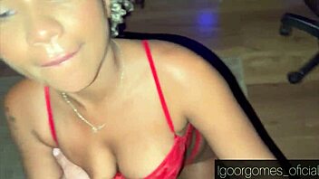A kinky married woman rips off her clothes and removes a condom to receive an ejaculation from a well-endowed partner