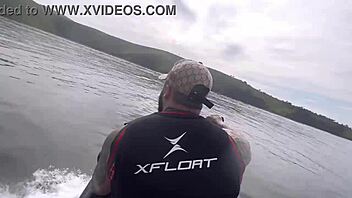 Bodybuilder's Huge Ass and Tits in Deepthroat, or Is It Farting?