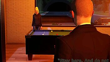 this stepdaughter gets rough anal and facial in the threesome part 1.