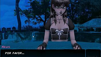 goth witch pact in erotic hentai