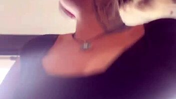 Blonde Sweats at Gym and Flashes Big Tits