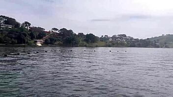 Bodybuilder's Huge Ass and Tits in Deepthroat, or Is It Farting?