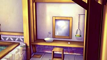 Let's play bathroom therapy with anal assfucking and crossdressing sex