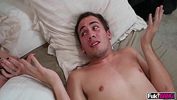 Casca Akashova relieves stress with a steamy blonde encounter.