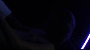 I had blacklight sex with carrie b, her small tits glowing.