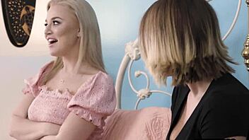 Blake Blossom and Gabbie Carter have a steamy lesbian encounter