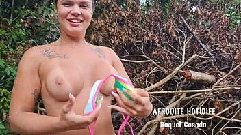 Fui Passear na Cachoeira com Afrodite RJ em Ménage Quente