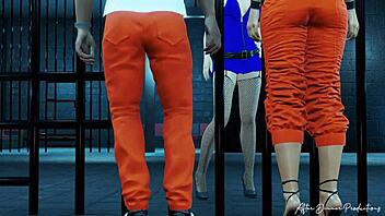 feeling intense pleasure in double anal trouble