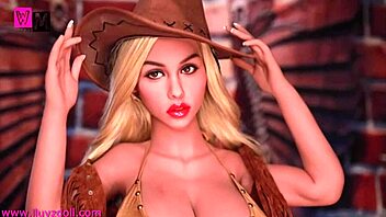 Look at this 155cm L-cup big tits doll, she's showing off her toys