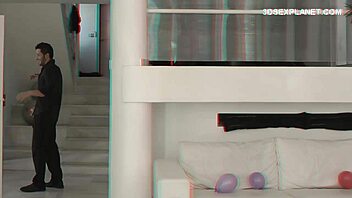 Nick Moreno’s Birthday Bash Turns into 3D Gangbang Orgy