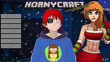 intriguing contrast in giving our girl a golden bikini in hornycraft parody
