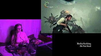 naked evil within 2 play through part 13 with big natural tits