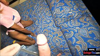 how does this amateur thai hottie with big natural tits get fucked on cam?