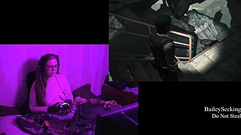 naked evil within 2 play through part 13 with big natural tits