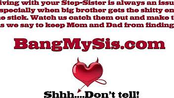 饥渴继妹Megan Sage被继兄操她的紧逼！