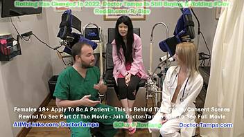Naughty Asian patient Alexandria Wu gets a humiliating gynecology exam by Doctor Tampa and Nurse Stacy Shepard in this hospital-themed porn