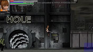 Aya engages in intimate encounter with extraterrestrial males in the Blade Hentai Game's newest installment