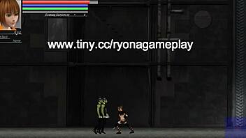 Aya engages in intimate encounter with extraterrestrial males in the Blade Hentai Game's newest installment