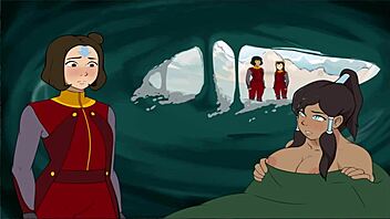 Sexy massage in Four Elements Trainer hentai game