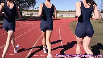 Teen Lesbian Finger Fucked