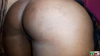 Amaka, an Igbo girl, masks up for her first porn scene with Krissyjoh