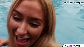 A Day of Summer with a Horny Group at Pool Party