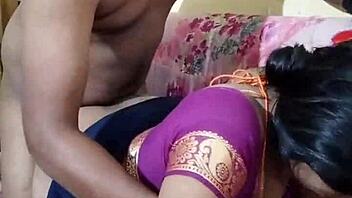 Bhabhi's intimate encounter with landlord K.K. while paying rent