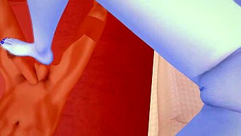 this dragon ball clip features vados in a footjob and feet licking scene