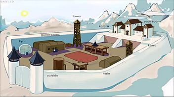 Sexy massage in Four Elements Trainer hentai game